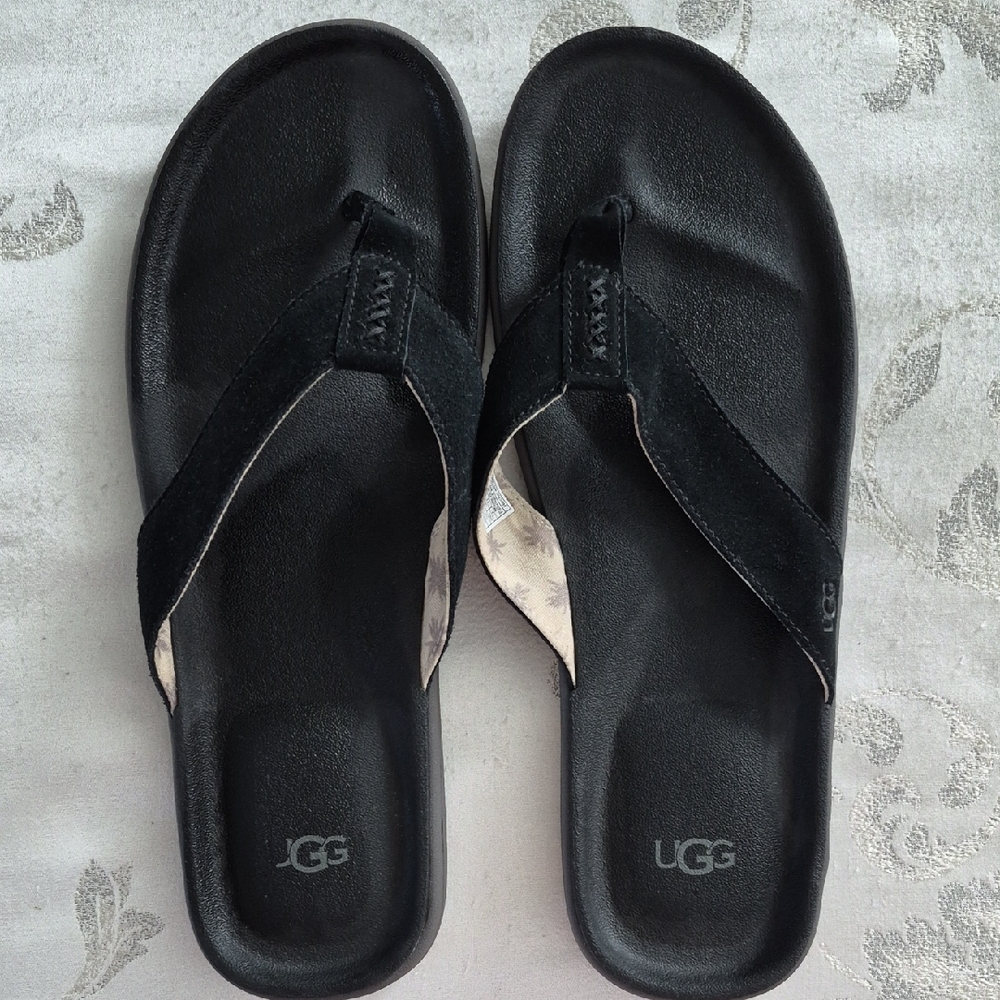 UGG Black Flip-Flops for Men